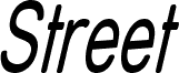 Street - Thin Italic