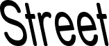 Street - Thin Reverse Italic
