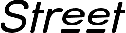 Street - Upper Italic