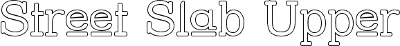 Street Slab Upper - Outline