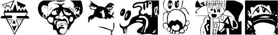 Preview of the StreetGraffArts font