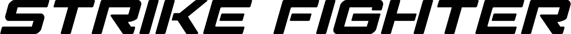Strike Fighter Expanded Italic