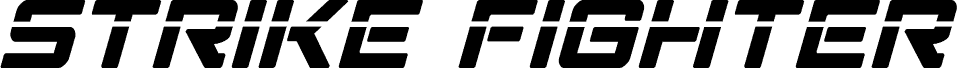 Strike Fighter Laser Italic