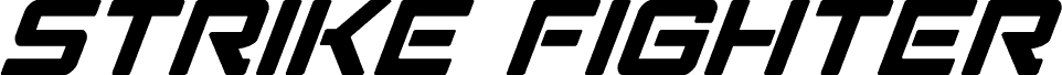 Strike Fighter Super-Italic