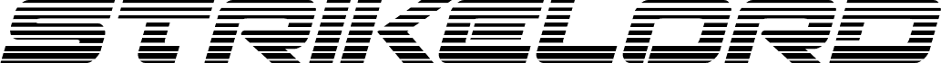 Strikelord Gradient Italic