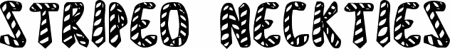 Striped Neckties