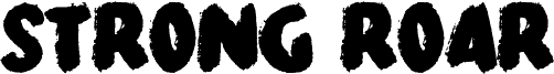 Strong Roar шрифт