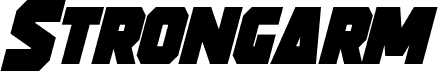Strongarm Bold Italic