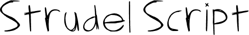 Strudel Script Regular