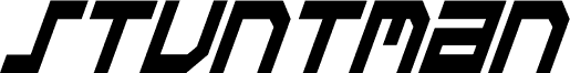 Stuntman Condensed Italic