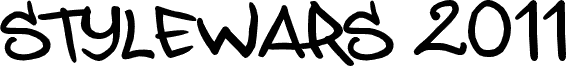 Preview of the STYLEWARS 2011 font
