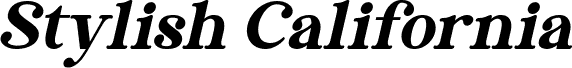 Stylish California Italic
