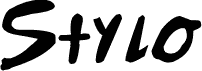 Preview of the Stylo font
