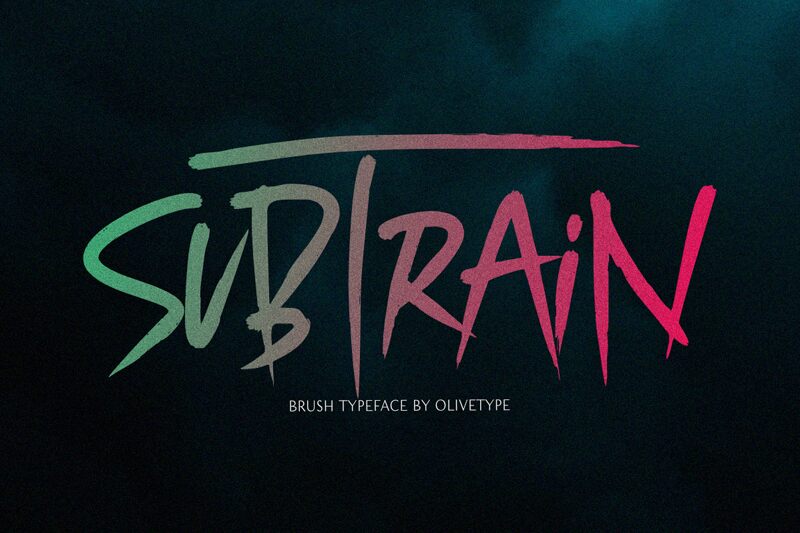 Sub Train Schriftart