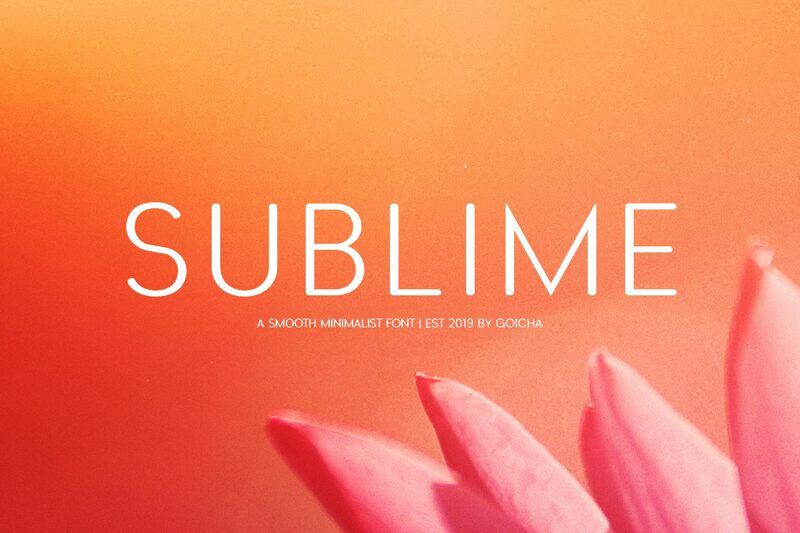Sublime Schriftart