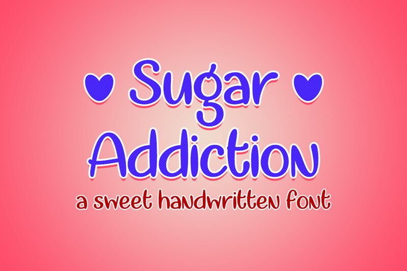 Sugar Addiction Czcionka