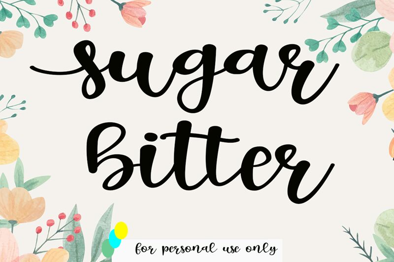 Sugar Bitter Carattere