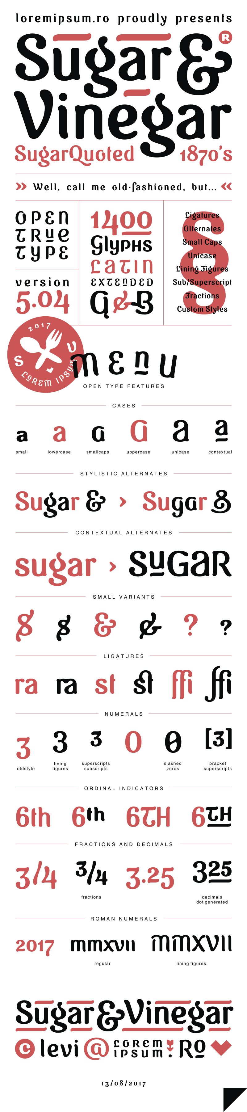 Sugar & Vinegar Carattere