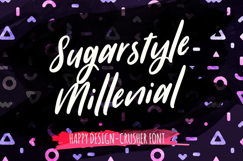 Sugarstyle Millenial Schriftart