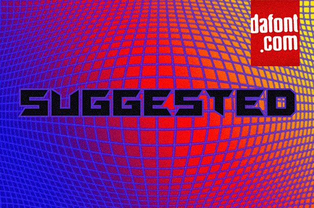 Suggested 3d Filled Gradient  Regular — Prezentácia písma