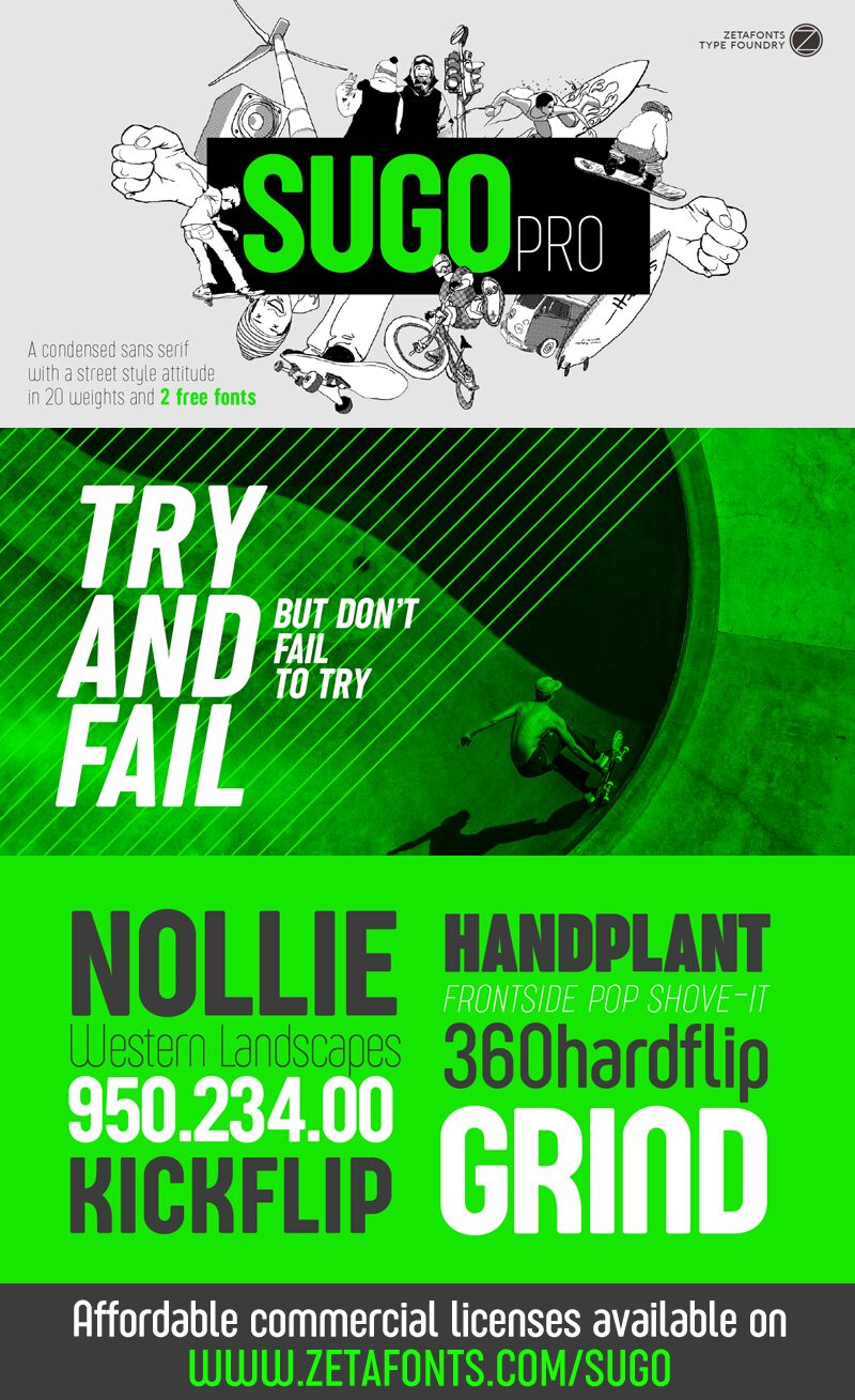 Sugo Pro Display Carattere