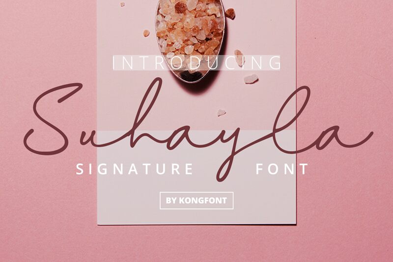 Suhayla Schriftart