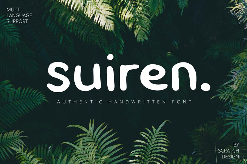 Suiren Schriftart