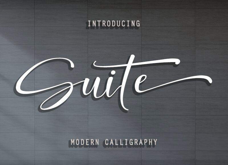 Suite Schriftart