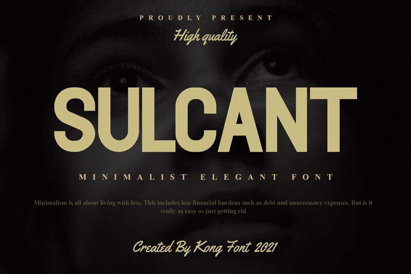 Sulcant Schriftart