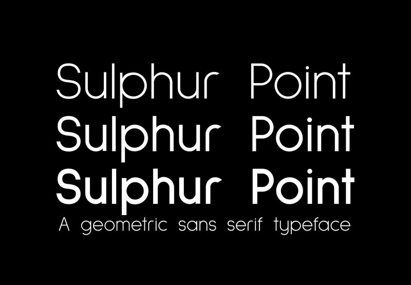 Sulphur Point Schriftart