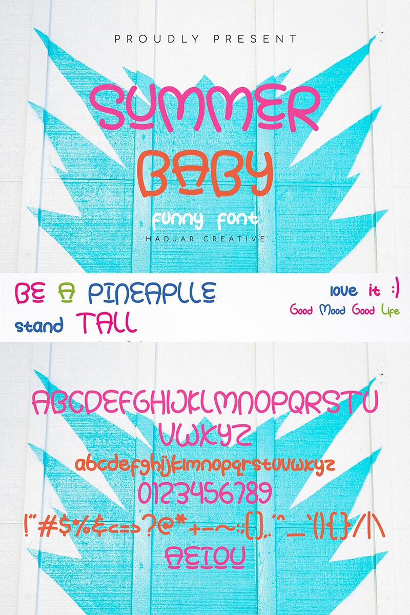 Summer Baby Schriftart