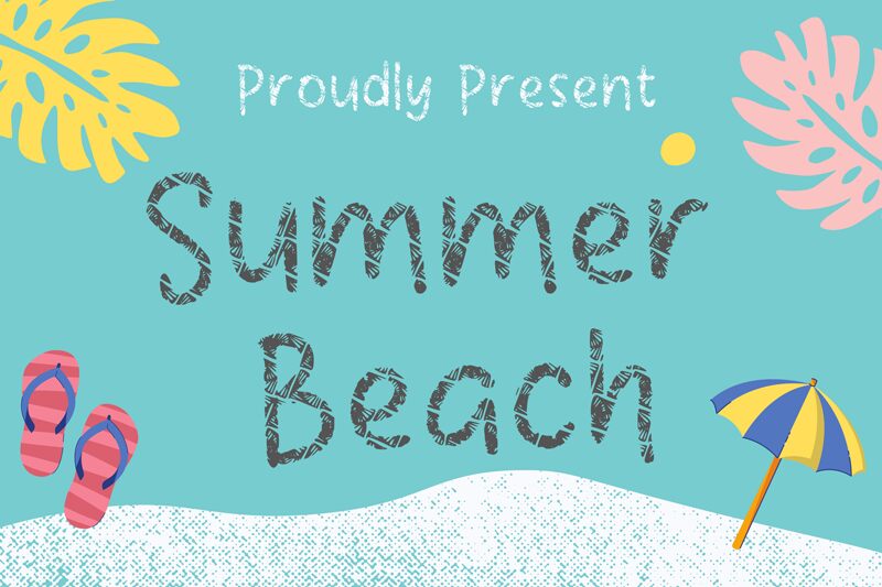 Summer Beach Czcionka