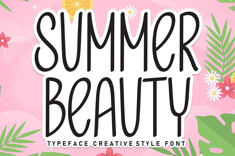 Summer  Beauty 字体