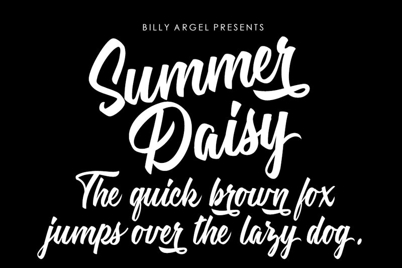 Summer Daisy Schriftart
