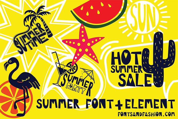 SUMMER Druh písma