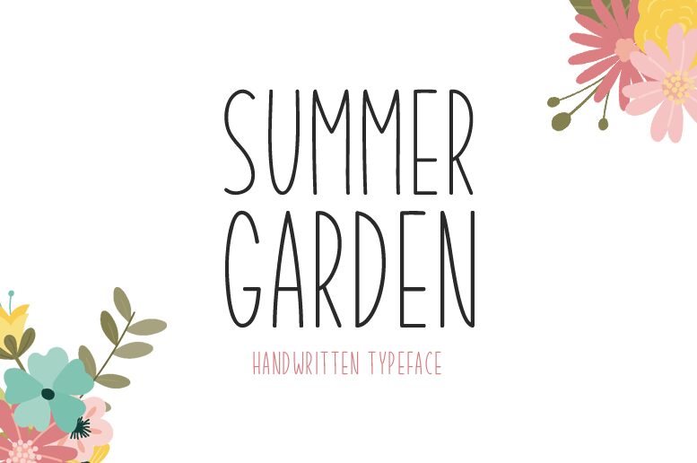 Summer Garden 字体