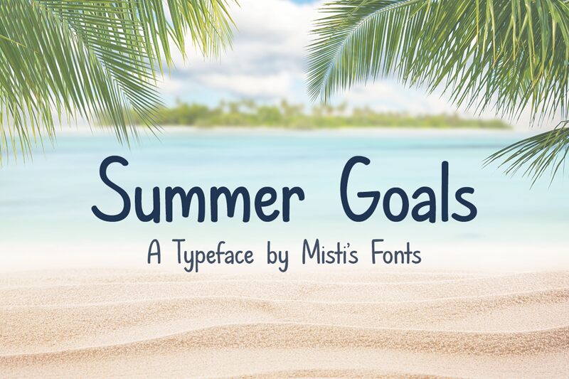 Summer Goals Schriftart