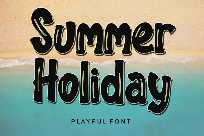 Summer Holiday Schriftart