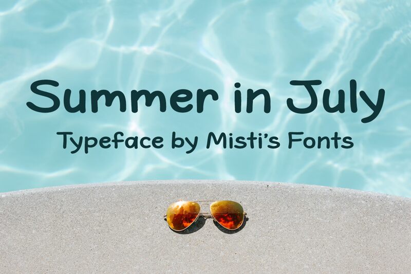 Summer in July Schriftart
