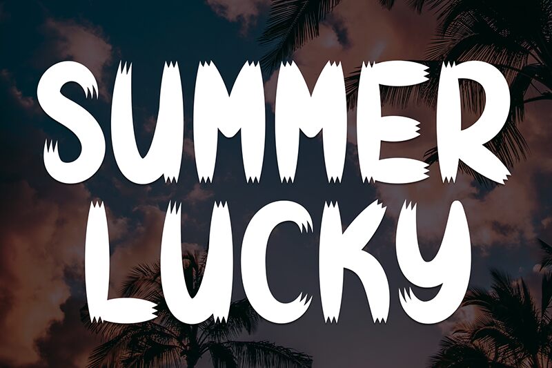 Summer Lucky الخط 