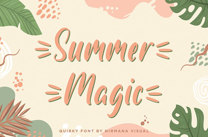 Summer Magic Schriftart