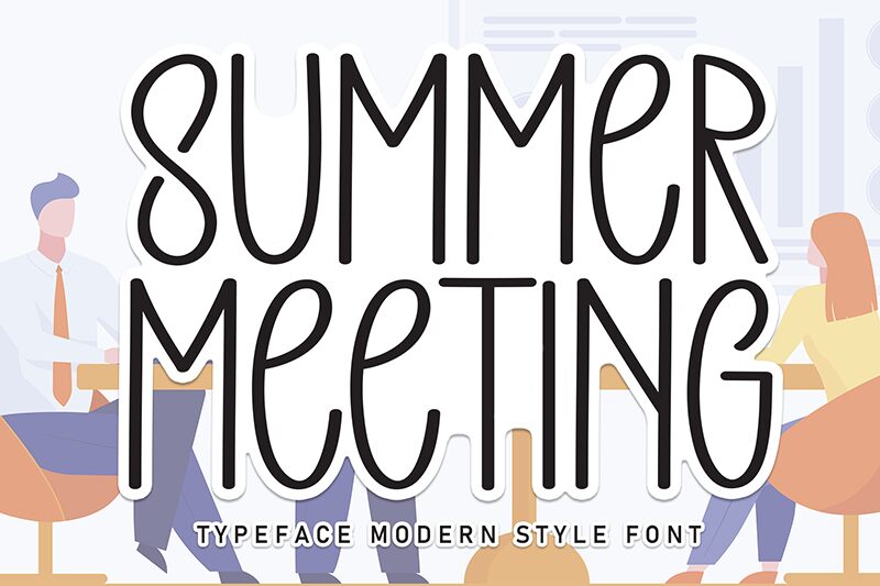 Summer Meeting 字体