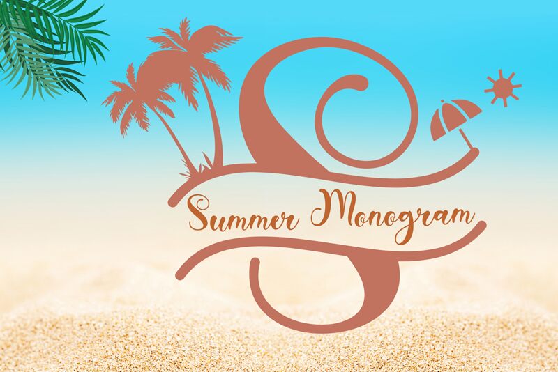 Summer Monogram Czcionka