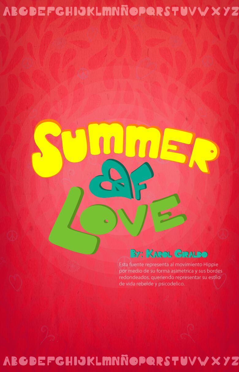 Summer Of Love Czcionka