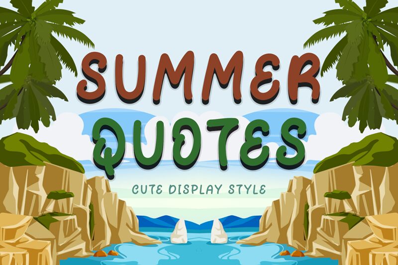 Summer Quotes Fonte