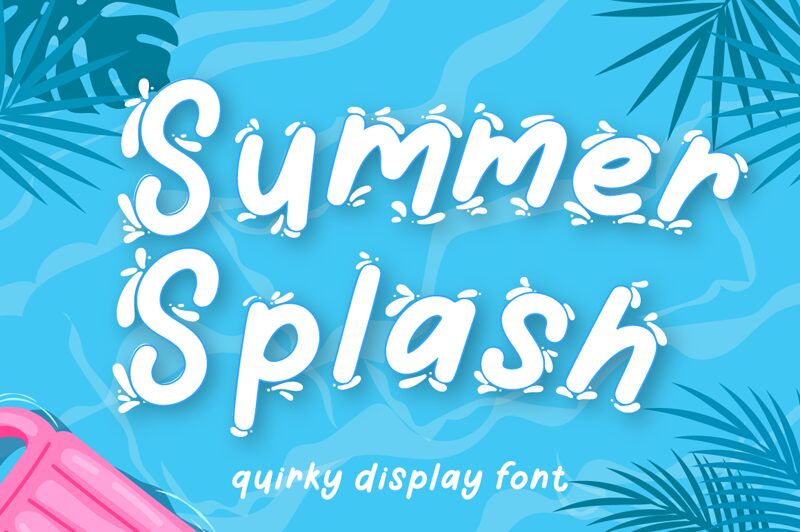Summer Splash Czcionka