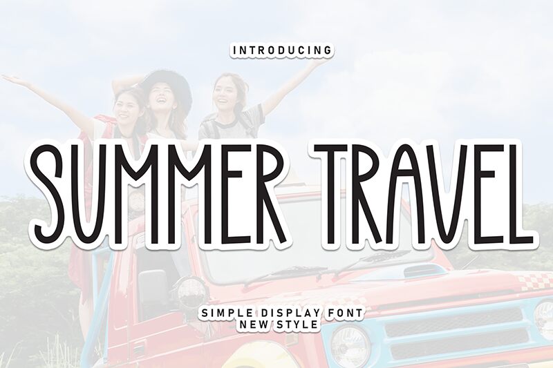 Summer Travel 字体