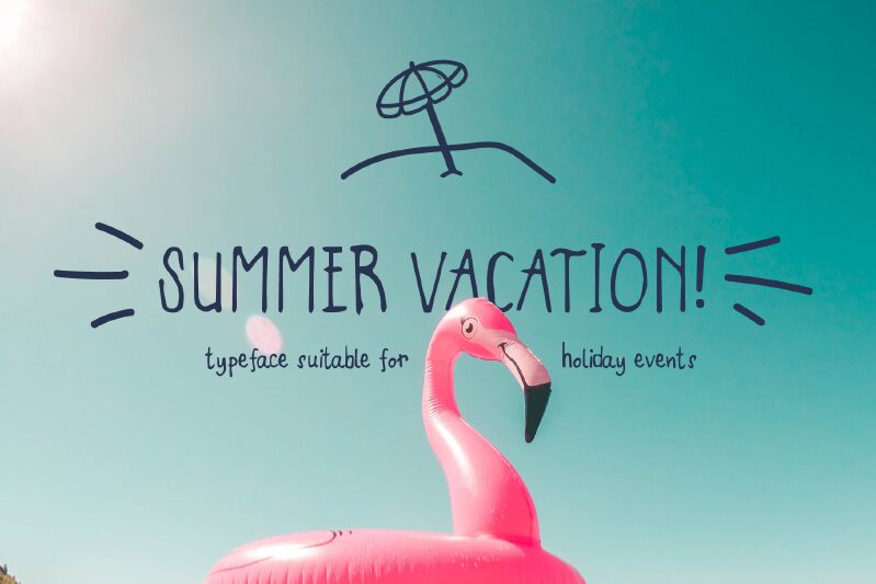 Summer Vacation Font