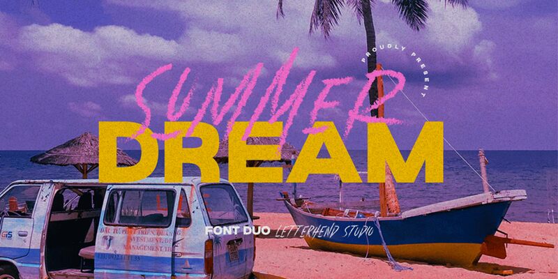Summer Dream Brush Schriftart