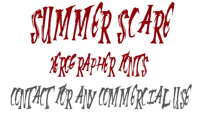 SummerScare Schriftart